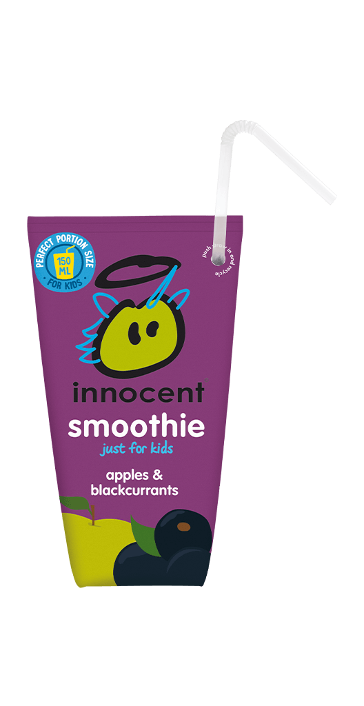 innocent kids drinks - fruit and veg smoothies (and no added sugar)